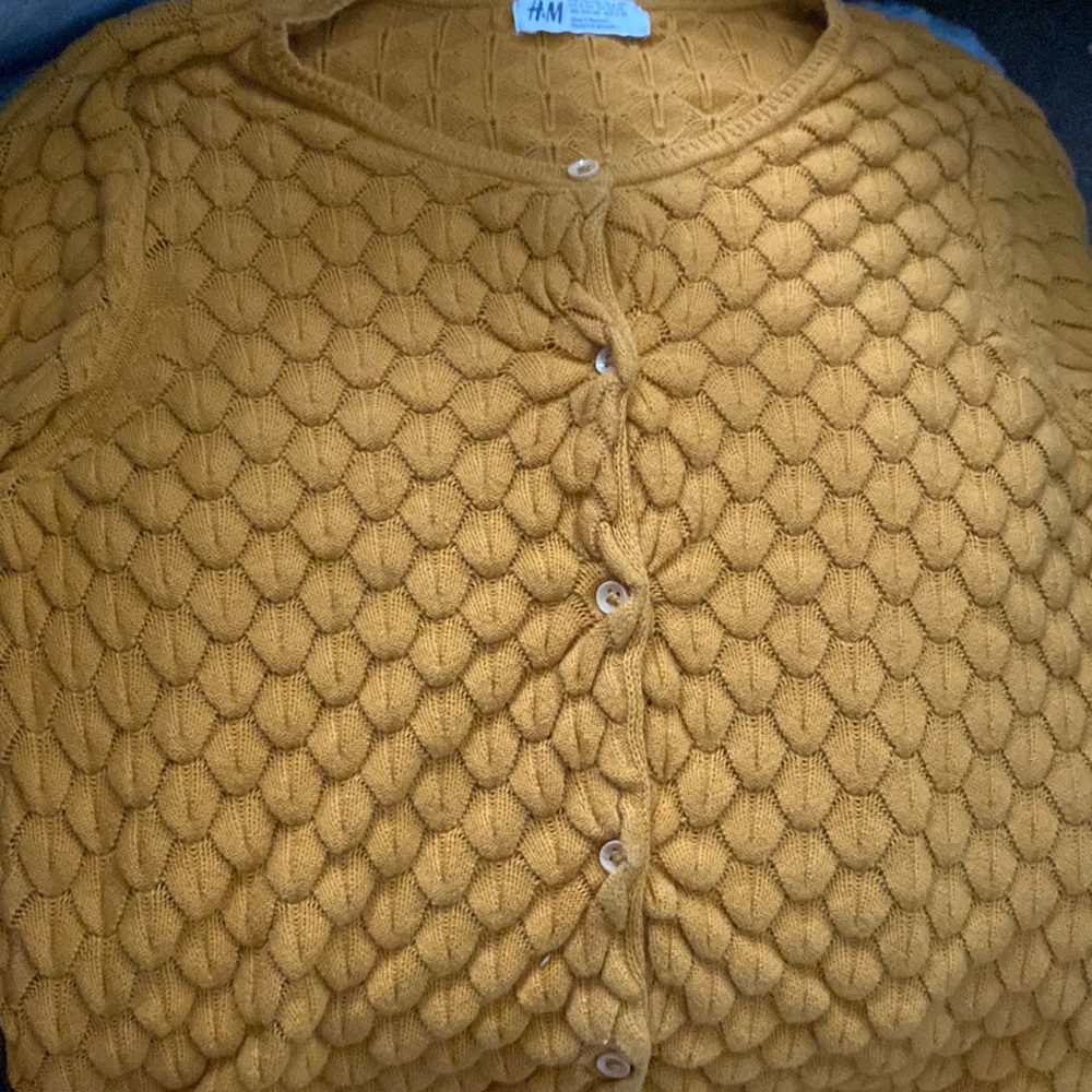 H&M KIDS 8-10 LONG SLEEVE BUTTON UP